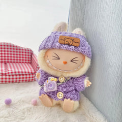 Purple Wooden Button Sweater + Purple Turn-Up Hat + Kd Purple Camera