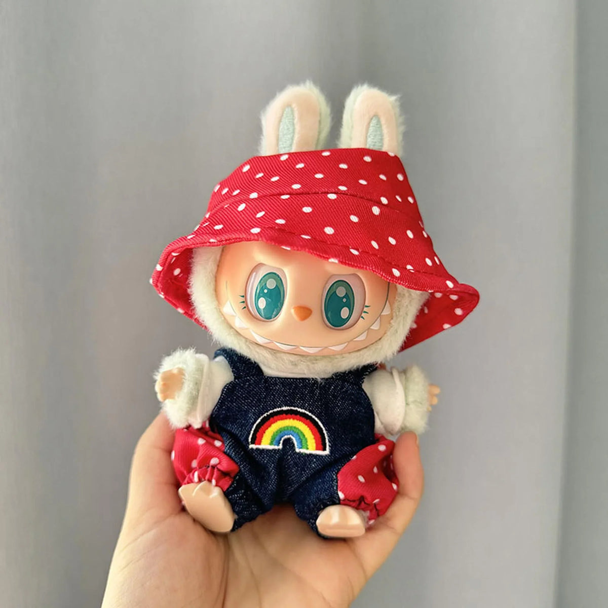 Rainbow Red Polka Dot Outfit