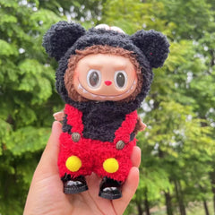 Red And Black Mickey Two-Piece Outfit Without Shoes