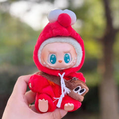 Red Crossbody Bag & Sesame Bird Two-Piece Set