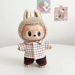 Red Plaid Casual Coord Set