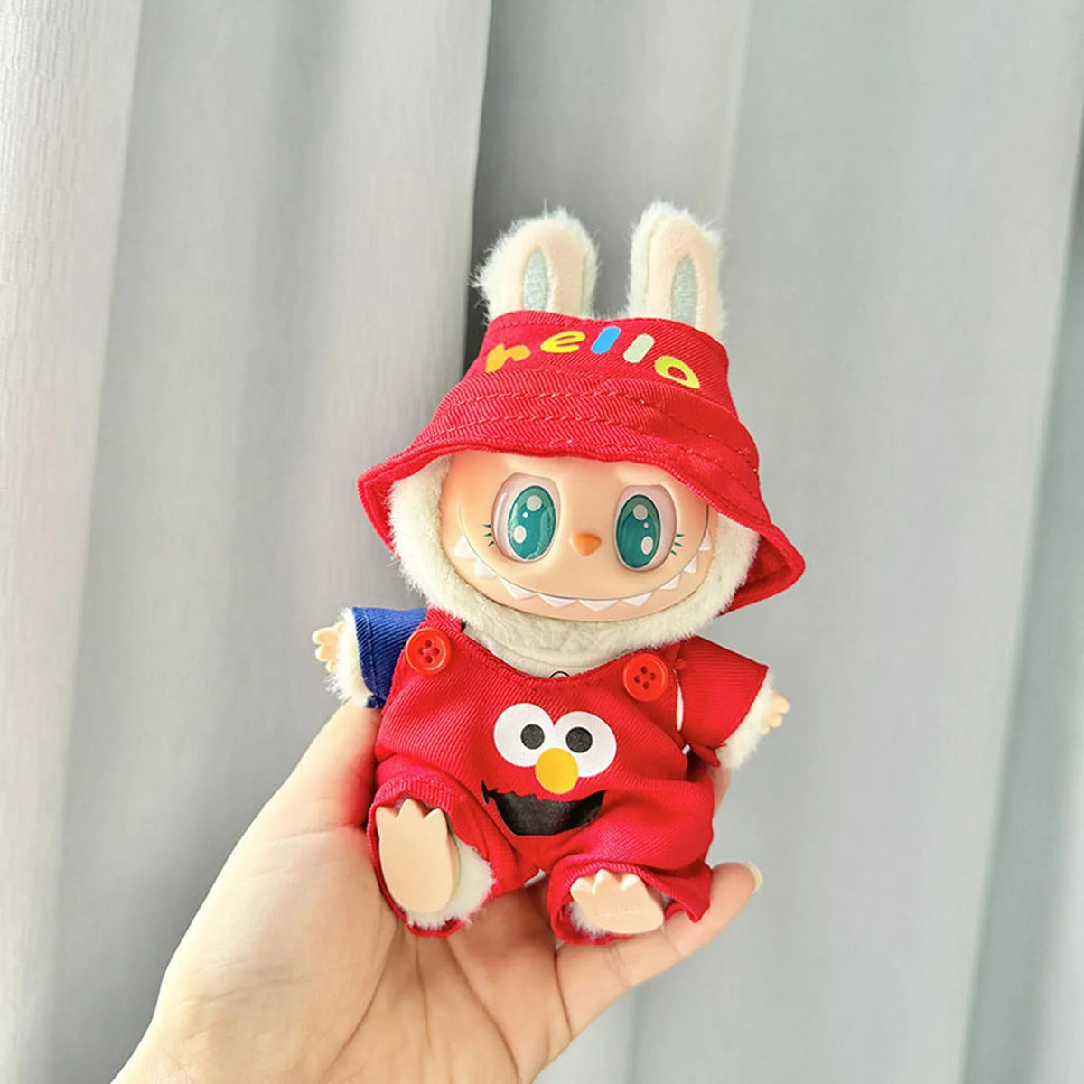 Red Sesame Bird Romper Three-Piece Set