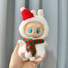 Red Snow Scarf Snowman Set