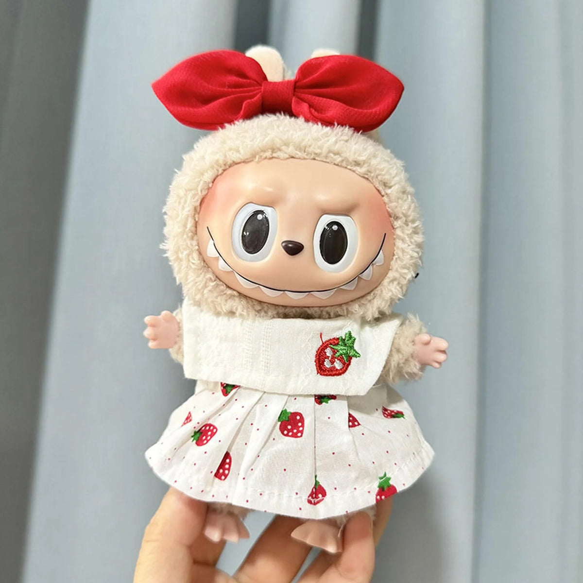 Red Strawberry Pendant Dress