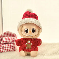 Red Twist Hat + Mini Biscuit Man