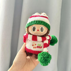 Red, White, And Green Scarf Trio Set