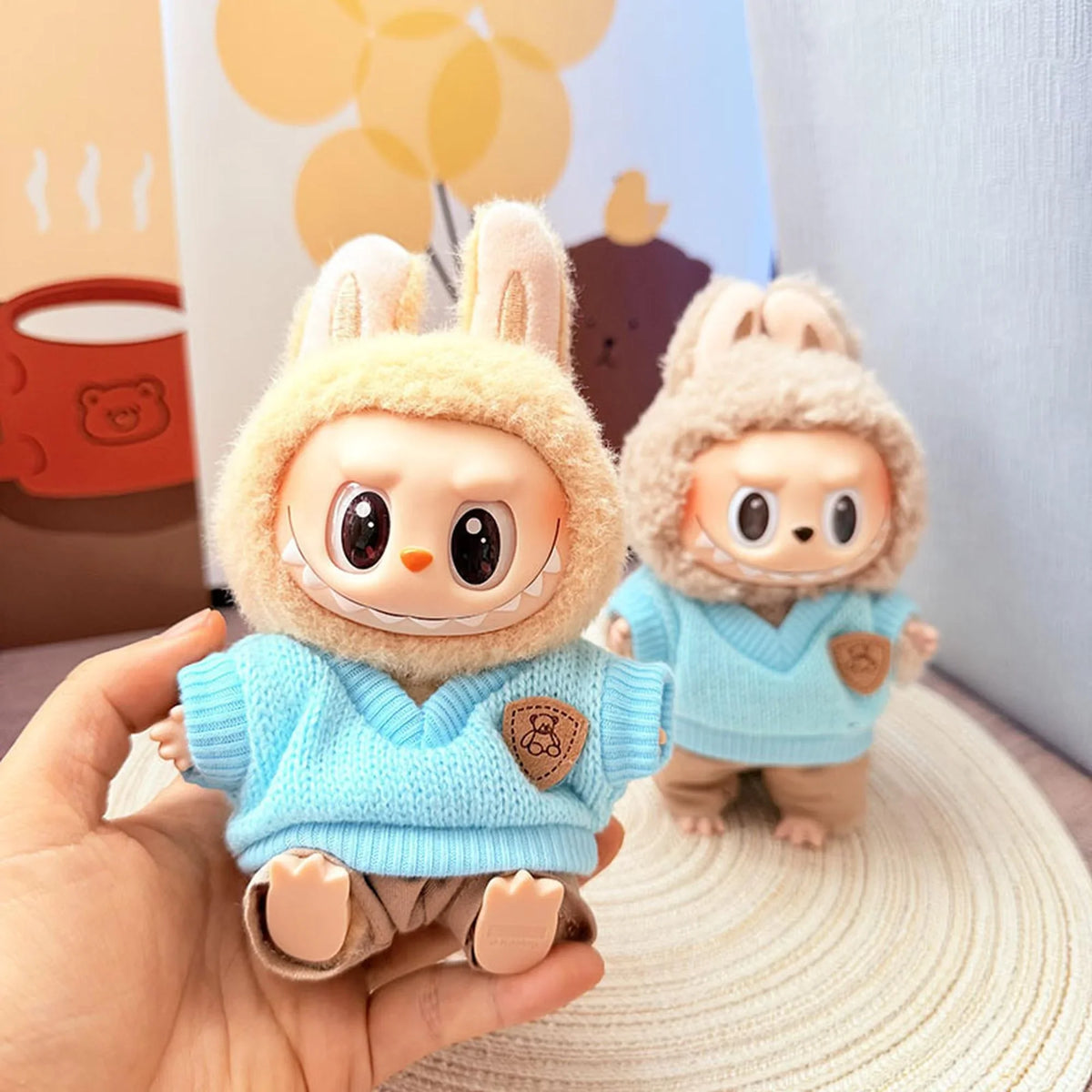 Sky Blue Bear Brand Sweater Set