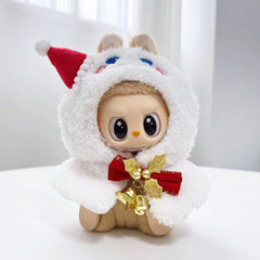 Snowman Hooded Capelet With Detachable Accessories