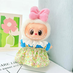 Spring Outing Floral Green Dress Four-Piece Set