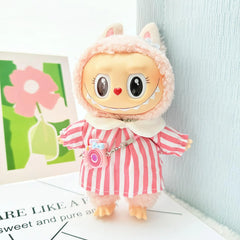 Spring Outing Pink Striped Dress Set