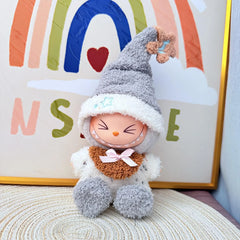Star Hat And Brown Bib Set