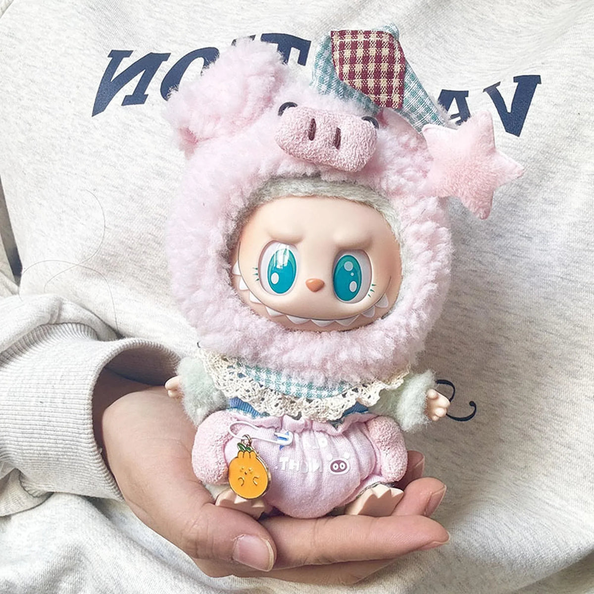 Star Pig Keychain Three-Piece Set