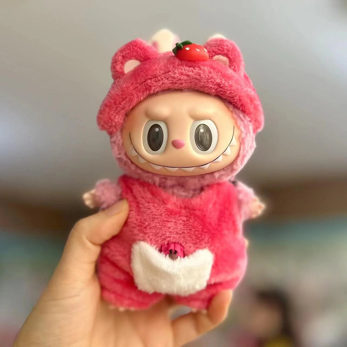Strawberry Bear Keychain