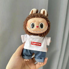 Super Shirt In White + Blue Jeans