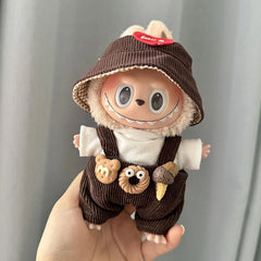 Sweet Cone Overalls + Brown Heart Hat