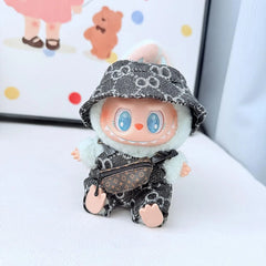 Vv Wrapped Zongzi + Black 8-Check Strap Pants