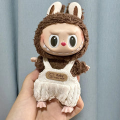 White Bubble Bear Overalls