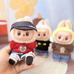 White Canvas Shoes + Black Bubu Cap + Lion Dance Hero Hoodie