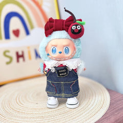 White Canvas Sneakers + Baby Cow Denim Set