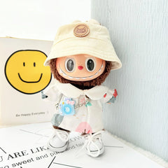 White Cat Hat + White Canvas Shoes + Pastel Forest Outfit For Spring Outings