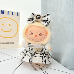 White Golden Silk Heroine Dress