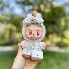 White Iridescent Floral Scent + White Mini C Bag