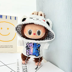White Patch Bear Hooded Sweatshirt