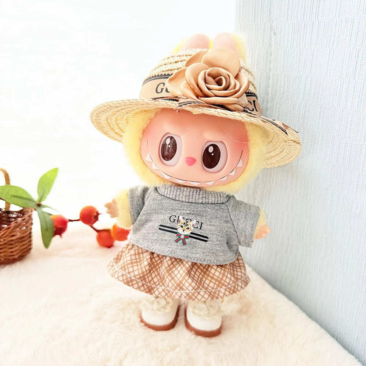 White Princess Shoes + Cat T-Shirt 3-Piece Set