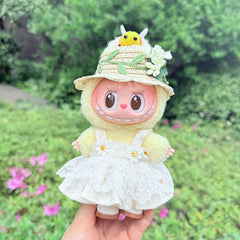 White Princess Shoes + Daisy Floral Hat Set