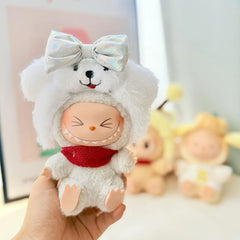White Puppy Headband Set