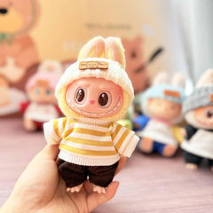 White Snapback Hat + Sj Yellow & White Striped Short Sleeve T-Shirt Two-Piece Set
