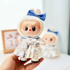 White Square-Toe Shoes + Kd White Camera + Accessory Sailing Penguin Skirt Set