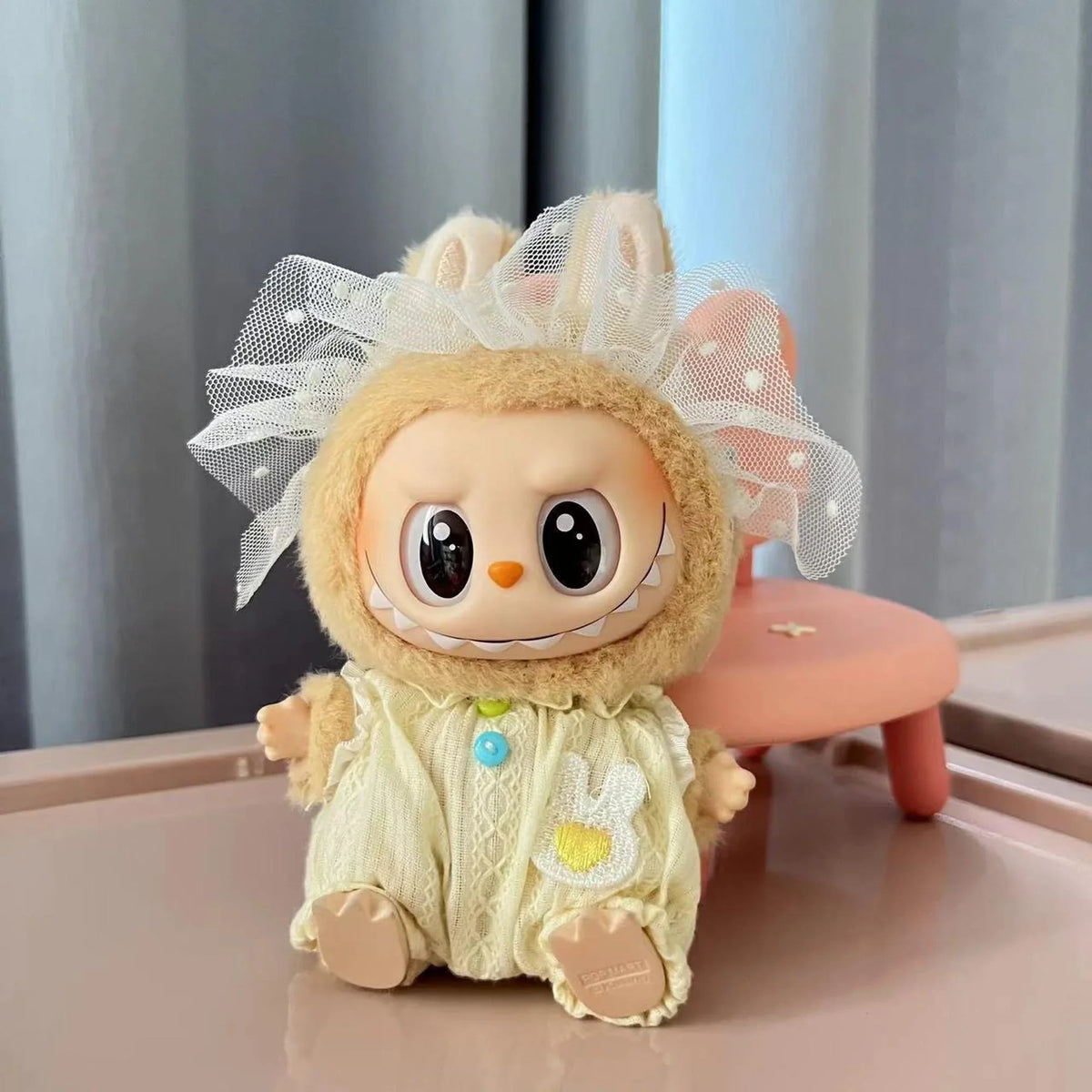 Yellow Bunny Hooded Romper