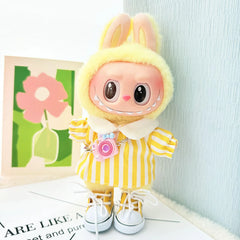Yellow Canvas Shoes + Spring Outing Yellow Striped Dress Set