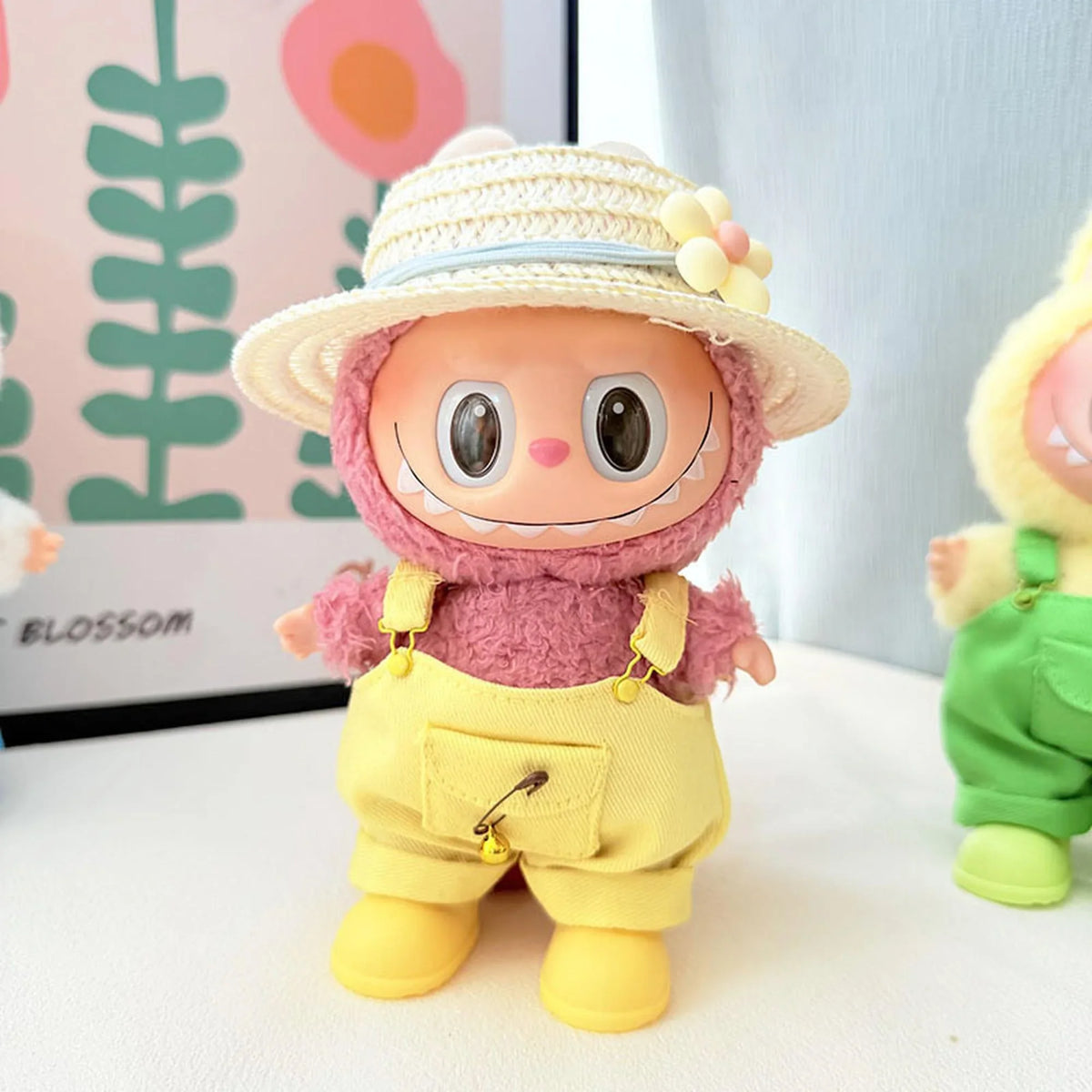 Yellow Flat Brim Hat + Yellow Rain Boots + Sunny Little Builder Yellow