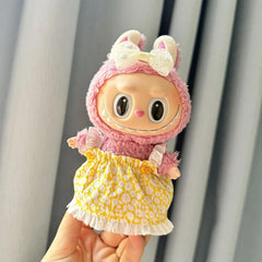 Yellow Floral Patchwork Overalls