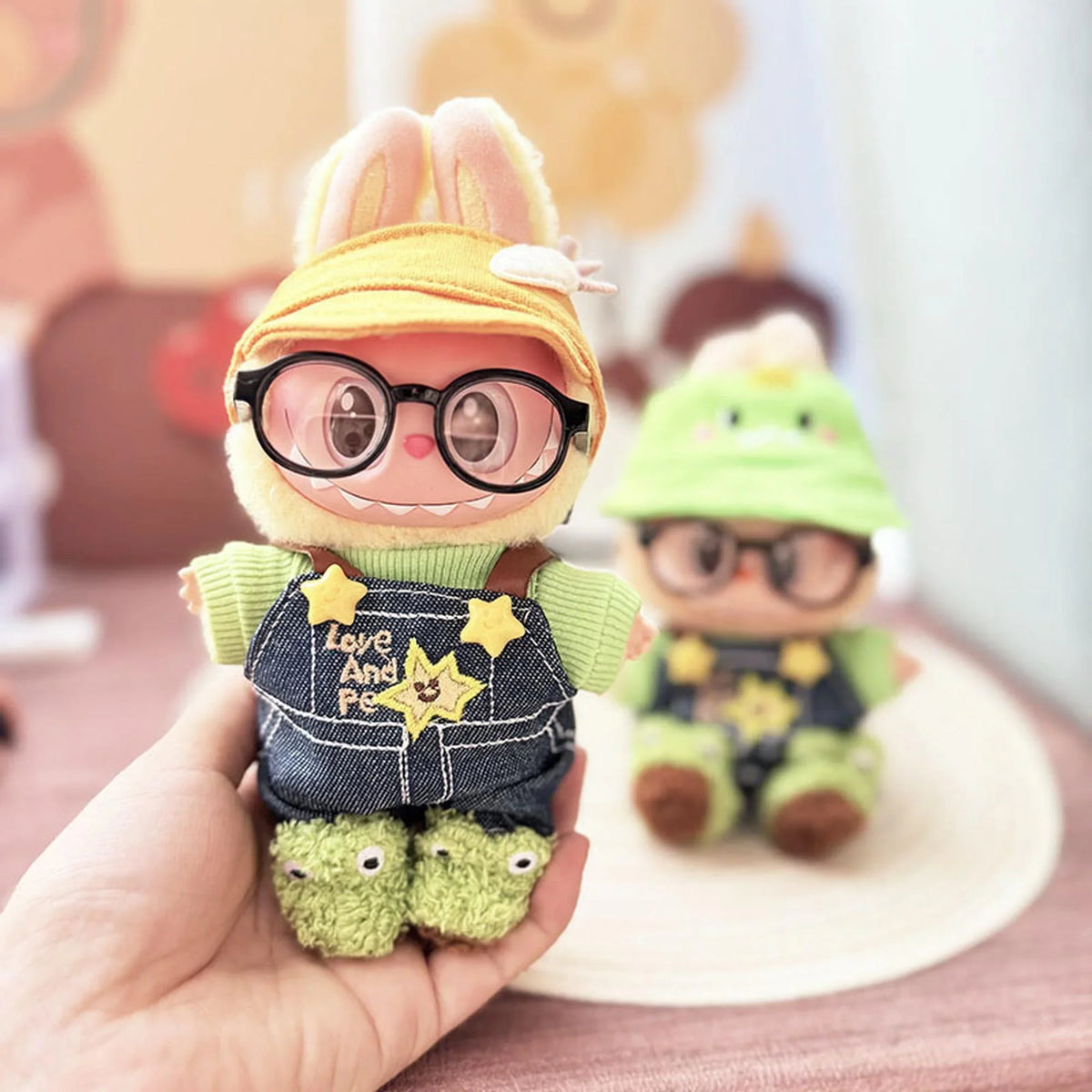 Yellow Snapback Cap + Frog Little Scholar Set