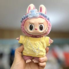 Yellow Top, Blue Bear Headband Three-Piece Set